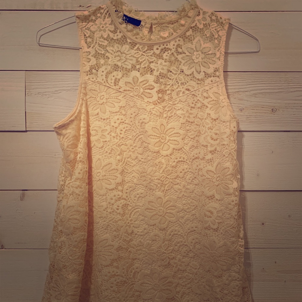 Apt. 9 Lace sleeveless Blouse